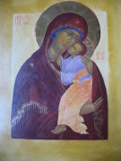 Mutter Gottes von Jeroslav am 13.12.2007 im Salzladen FR-Littenweiler