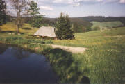 Blick nach Osten ber die Doldenhofmhle ins Einsiedel 1996