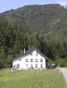 Gasthaus Holzfällerstube am Anfang des Wilhelmer Tales 8/2003
