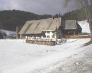 Blick nach Nordwesten zum Dilgerhof im Urachtal am 2.2.2004