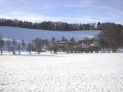 Blick nach Westen zum Flammenhof am Eingang des Fhrentals am 1.2.2004