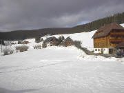 Blick nach Nordwesten ins Streichenbach zum Streichenbacherhof - Mattenhof rechts