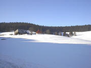 Blick nach Norden zum Rengethof am 21.2.2004