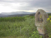 Blick vom Bildstock (649 m) nach Südosten zum Kandel