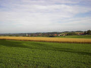 Blick nach Südosten auf Grafenhausen am 16.8.2004 nachmittags