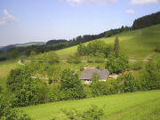 Blick nach Westen zum Luxhof am 27.5.2004