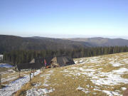 Blick nach Westen über St.Wilhelmer Hütte zumSchauinsland mit Hofsgrund