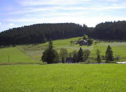 Blick nach Süden zum Hintereckhof Anfang August 2005