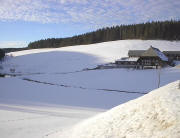 Blick nach Norden zum Jakobisbauernhof am 8.2.2005