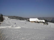 Blick nach Norden über Loipe und Vogelhof am 29.1.2005