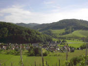 Blick vom Schloberg Glottertal nach Sden bers Fhrental zum Rokopf Ende Mai 2005