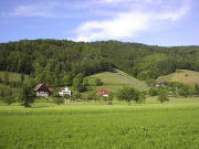 Blick nach Norden zum Lindingerhof Ende Mai 2005