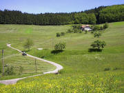 Blick nach Norden hoch zum Stasihäusle im Mai 2005