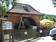 Blick nach Südwesten zur Kronen-Mühle am 18.8.2006