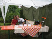 Alkoholfreie Coktails mit Jana Hug (rechts) am 5.8.2006