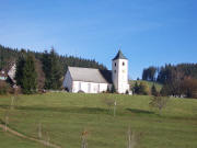 Blick nach Norden zur Breitnauer Kirche 11/2006