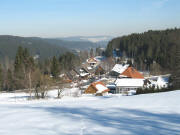 Blick nach Norden über Bärental und Titisee bis nach Schwärzenbach am 4.2.2006