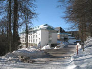 Blick nach Westen zum Caritas-Haus am Feldberg am 4.2.2006