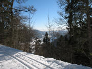 Blick vom Caritas-Haus vom Fernsikwanderweg Hinterzarten-Schluchsee nach Menzenschwand am 4.2.2006