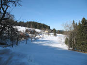 Blick nach Westen zwischen Schrofen und Bärental am 4.2.2006