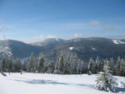 Blick nach Westen zu Herzogenhorn (rechts) und Krunkelbach am 13.2.2006