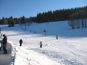Blick nach Süden zum Skilift Altglashütten am 4.1.2006 
