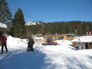 Blick nach Nordosten ber den Grafenmattlift zum Seebuck am 16.1.2006