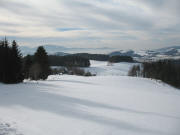 Blick nach Westen ber den Birkweghof und die Rmerstrasse am 9.1.2006