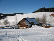 Blick nach Norden zum Konradenhof im Oberjostal am 9.1.2006