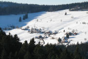 Blick vom Radschert nach Westen zum Winkel-Skilift in Muggenbrunn-Oberhäuser am 10.1.2006