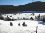 Blick von Bruderhalde nach Südosten über den Henslerhof ins Seebachtal am 16.1.2006