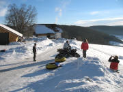 Blick nach Sdosten zum Haberjockelshof am 7.1.2006