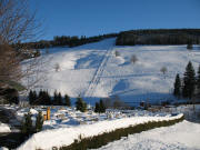 Blick nach Südwesten zum Scheuermattkopflift am 4.1.2006