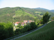 Blick nach westen ber Elbenschwand-Vorderdorf am 13.6.2006