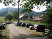 Blick nach Osten vom Steinbruch zum Hitzenhof am 29.7.2006