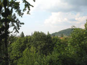 Blick nach Norden vo Sternwaldeck zum Schloberg am 24.7.2006