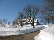 Blick nach Westen zum Drescherhof am 20.3.2006