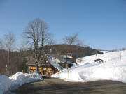 Blick nach Sdwesten zum Reesbauernhof am 20.3.2006