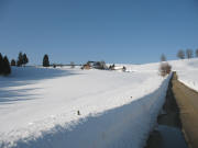 Blick nach Sdwesten zum Wiler-Hof am 20.3.2006