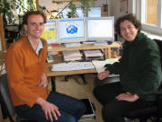 David Krause (links) und Thomas Winterhalter am 30.5.2006