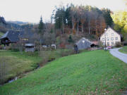 Blick nach Norden in Fischenberg an 18.11.2006 spät nachmittags