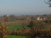 Tele-Blick von Gtigheim nach Nordwesten ber St.Ilgen zu Betberg am 16.11.2006