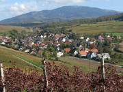 Tele-Blick vom Himmelberg-Sdhang nach Osten zum Blauen am 2.11.2006