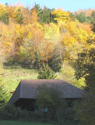 Blick vom Glocknerhof nach Osten hoch zum Kaltwasserhof am 15.11.2006
