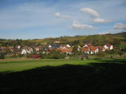 Blick vom Fu des Getschbergs nach Norden auf Mauchen