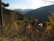 Blick über Stockmatt nach Süden zu den Alpen am 16.11.2006