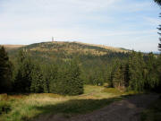 Blick nach Norden ber den Skihang Grafenmatt zum Seebuck am 10.10.2006