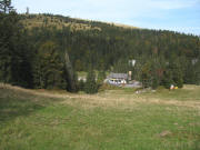 Blick nach Norden ber den Skihang Grafenmatt zum Seebuck am 10.10.2006