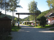 Blick nach Westen zum Eingang Schlchttal-Camping am 21.9.2006