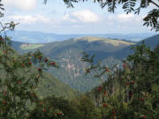 Blick von der Zastlerhtte nach Norden zum Hinterwaldkopf am 5.9.2006